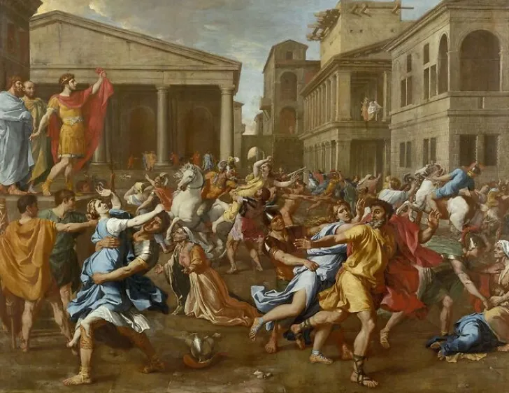 Online Boutiques de musées L'enlèvement des Sabines (toiles sur châssis)