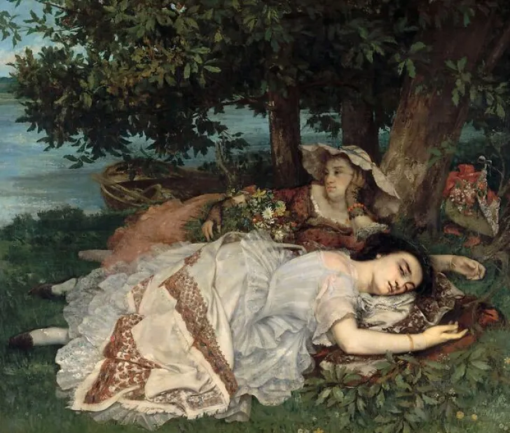 Discount Boutiques de musées Les demoiselles du bord de la Seine (toiles encadrées)