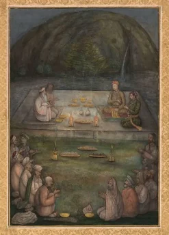 Boutiques de musées Les empereurs Akbar et Jahangir en compagnie de soufis et de yogis (panneaux acryliques)