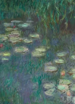 Boutiques de musées Toiles Sur Châssis|Affiches D'Art Encadrées-Les Nymphéas : Matin (toiles sur châssis)