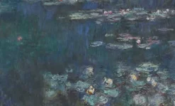 Online Boutiques de musées Les Nymphéas : Reflets verts (panneaux aluminium)