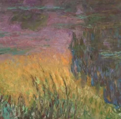 Boutiques de musées Panneaux Aluminium|Panneaux Acryliques-Les Nymphéas : Soleil couchant (panneaux aluminium)