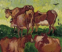 New Boutiques de musées Les Vaches (d’après Gachet, d’après Jordaens) (toiles encadrées)