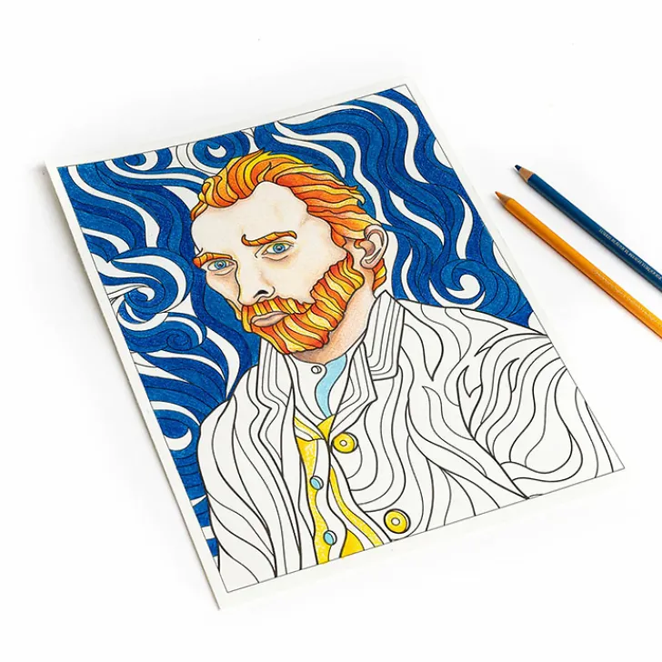 Boutiques de musées Loisirs Créatifs-Livre à colorier Vincent van Gogh