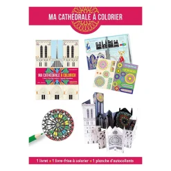Hot Boutiques de musées Livre-frise Ma cathédrale à colorier