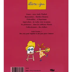 Boutiques de musées Livres Jeunesse-Livre-jeu Au pays de Andy Warhol - Salut l'artiste