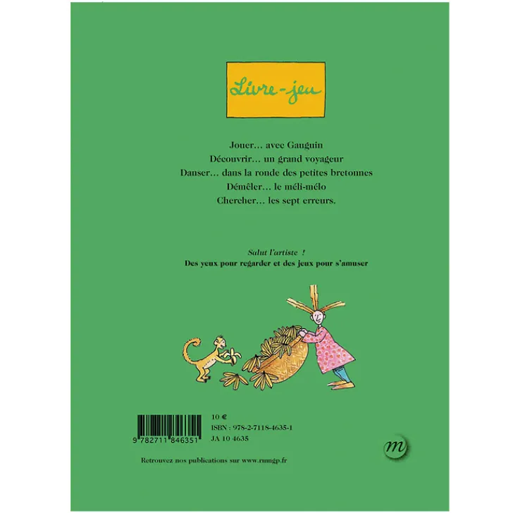 Clearance Boutiques de musées Livre-jeu Sur les chemins de Gauguin - Salut l'artiste