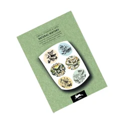 Boutiques de musées Écriture-Livret d'étiquettes et d'autocollants Histoire naturelle - The Pepin Press