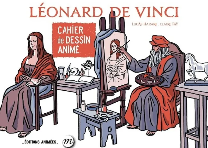 Best Boutiques de musées Léonard de Vinci - Cahier de dessin animé