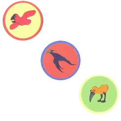 Boutiques de musées Loisirs Créatifs|Habits Et Accessoires-Lot de 3 badges Léopold Chauveau - Paysages monstrueux