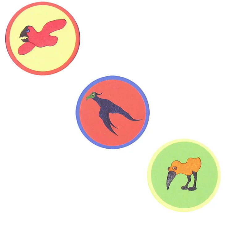 Boutiques de musées Loisirs Créatifs|Habits Et Accessoires-Lot de 3 badges Léopold Chauveau - Paysages monstrueux