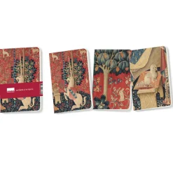 Boutiques de musées Cahiers Et Carnets-Lot de 3 carnets La Dame à la Licorne