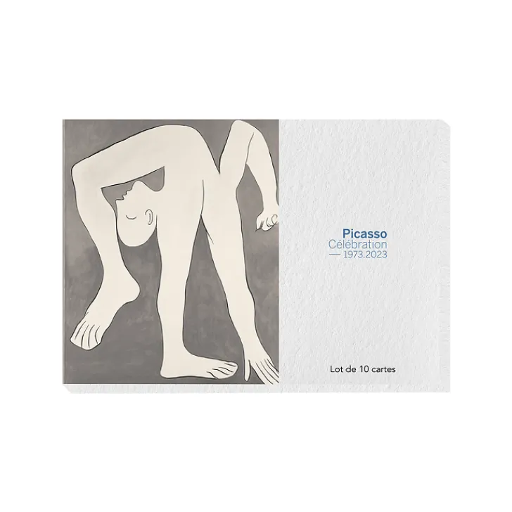 Boutiques de musées Cartes Et Marques Pages-Lot de 10 cartes postales - Picasso Célébration 1973-2023 - 14 x 20 cm