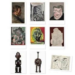 Boutiques de musées Cartes Et Marques Pages-Lot de 9 cartes postales 14 x 20 cm - Nouveaux chefs d'œuvre. La dation Maya Ruiz-Picasso