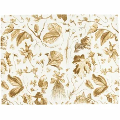 Online Boutiques de musées Lot de 2 sets de table L'Herbier du Roi Bronze - 38x50 cm