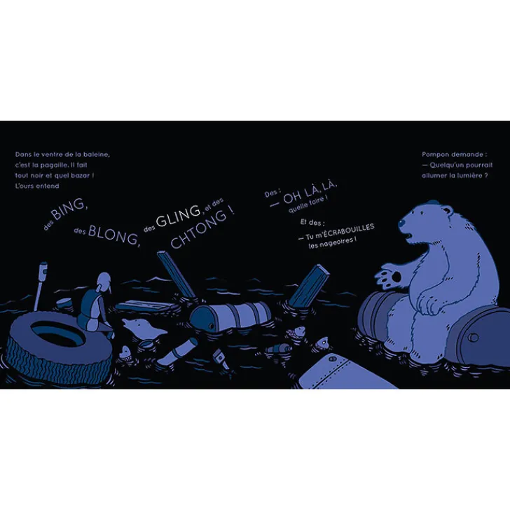 Sale Boutiques de musées L'Ours Pompon et la Baleine Gobe-Tout