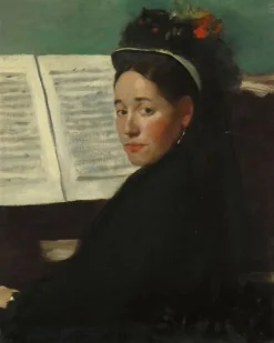 Boutiques de musées Panneaux Acryliques|Affiches D'Art Encadrées-Mademoiselle Dihau au piano (panneaux acryliques)