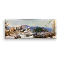 Boutiques de musées Magnets-Magnet - Diorama aux lions