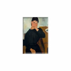 Boutiques de musées Magnets-Magnet Amedeo Modigliani - Elvire assise, accoudée à une table, 1919