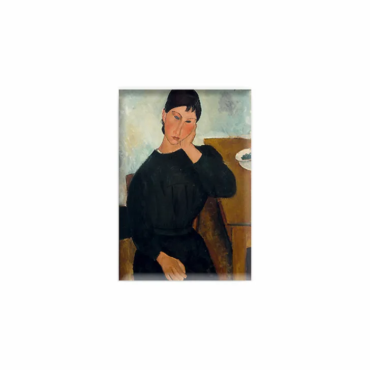 Boutiques de musées Magnets-Magnet Amedeo Modigliani - Elvire assise, accoudée à une table, 1919