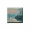 Boutiques de musées Magnets-Magnet Claude Monet - Soleil couchant sur la Seine à Lavacourt, effet d'hiver, 1880