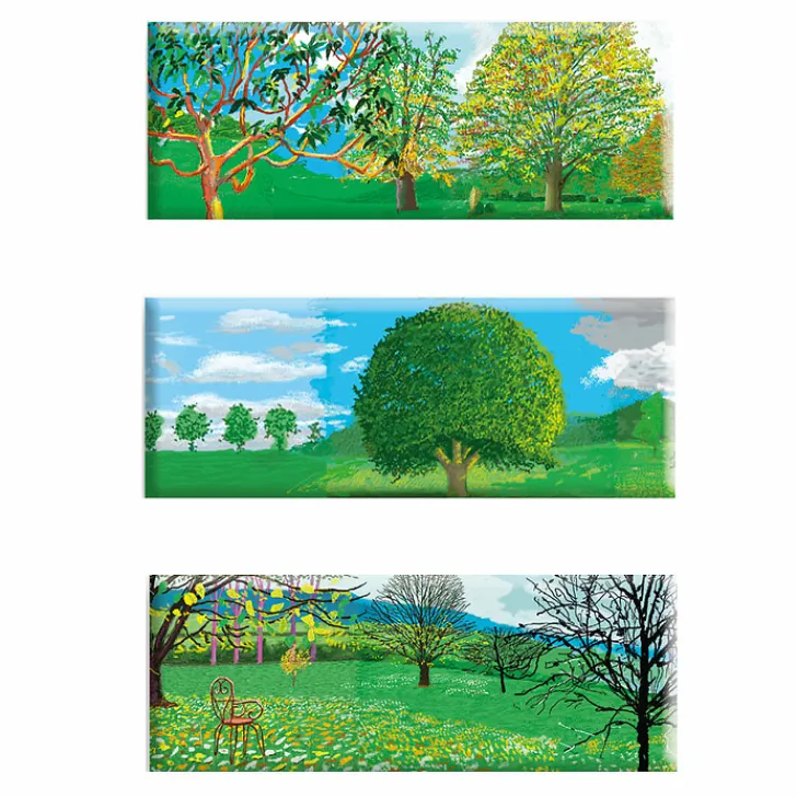 Boutiques de musées Magnets-Magnet David Hockney - A year in Normandie, 2020, 2021