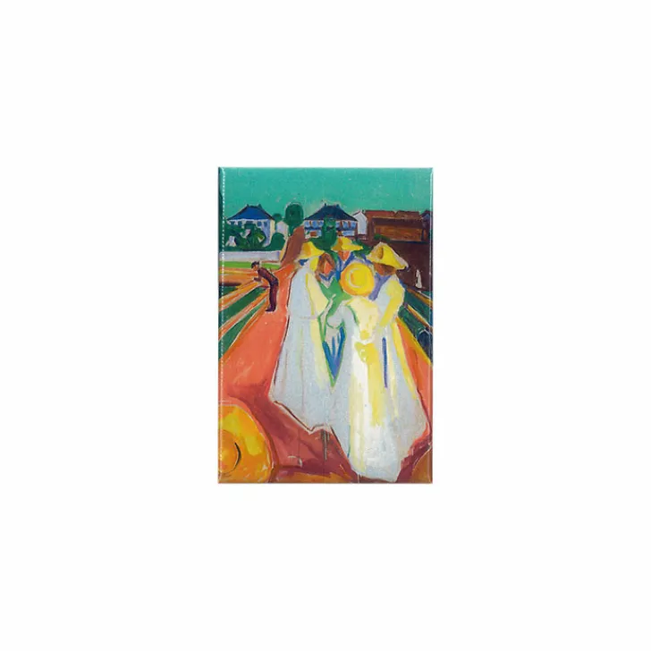 Best Boutiques de musées Magnet Edvard Munch - Les Dames sur le pont, 1934-1940
