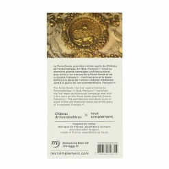 Boutiques de musées Magnets-Magnet en métal Salamandre de la Porte dorée du Château de Fontainebleau