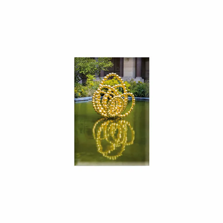 Boutiques de musées Magnets-Magnet Jean-Michel Othoniel - Gold Lotus, 2019 (in situ, vue serrée)