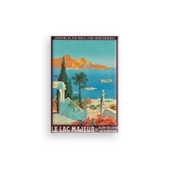 Boutiques de musées Magnets-Magnet Julien Lacaze - Le lac majeur par Dijon-Vallorbe, Le Simplon, 1993