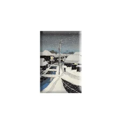 Discount Boutiques de musées Magnet Kawase Hasui - Soir de neige au village de Terajima