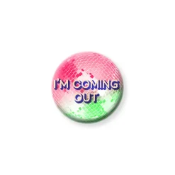 Boutiques de musées Magnet Rond I'm coming out