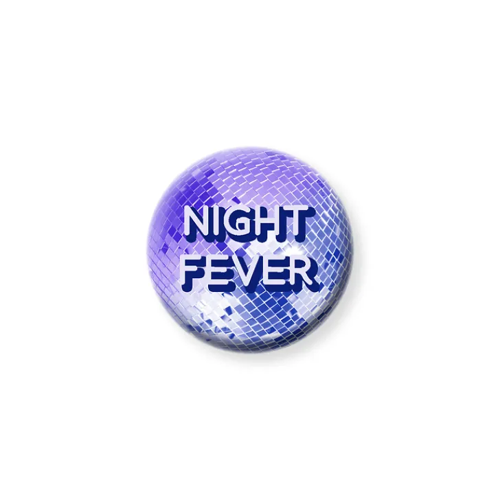 Clearance Boutiques de musées Magnet Rond Night fever