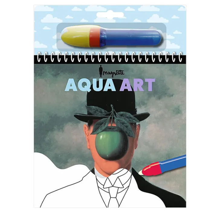Boutiques de musées Loisirs Créatifs|Livres Jeunesse-Magritte - Je colorie avec de l'eau
