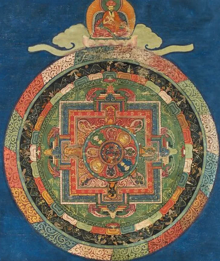 Boutiques de musées Panneaux Aluminium|Affiches D'Art Encadrées-Mandala de Samvara (panneaux aluminium)