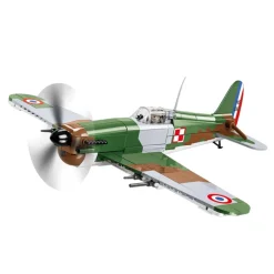 Boutiques de musées Loisirs Créatifs-Maquette avion Morane saulnier MS406 - Cobi Historical collection Worl War II