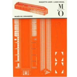 New Boutiques de musées Maquette laser Musée de l'Orangerie - Orange