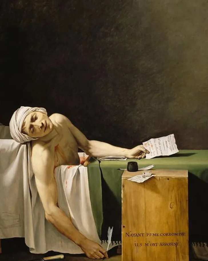 Boutiques de musées Toiles Sans Cadre|Affiches D'Art-Marat assassiné (toiles sans cadre)