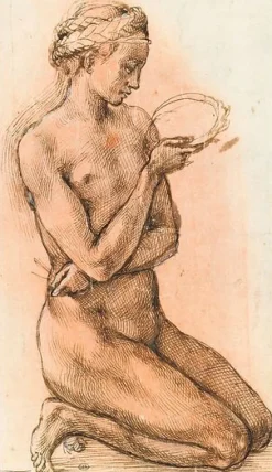 Boutiques de musées Toiles Encadrées|Toiles Sans Cadre-Marie Madeleine (') tenant la couronne d'épines et les clous de la Crucifixion (toiles encadrées)