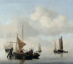 Boutiques de musées Panneaux Acryliques|Toiles Encadrées-Marine par temps calme (panneaux acryliques)