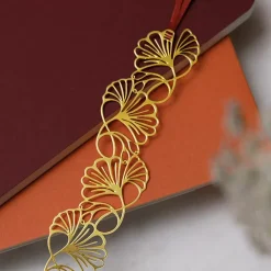 Boutiques de musées Cartes Et Marques Pages-Marque-page en métal avec ruban - Art nouveau palmette - tout simplement,