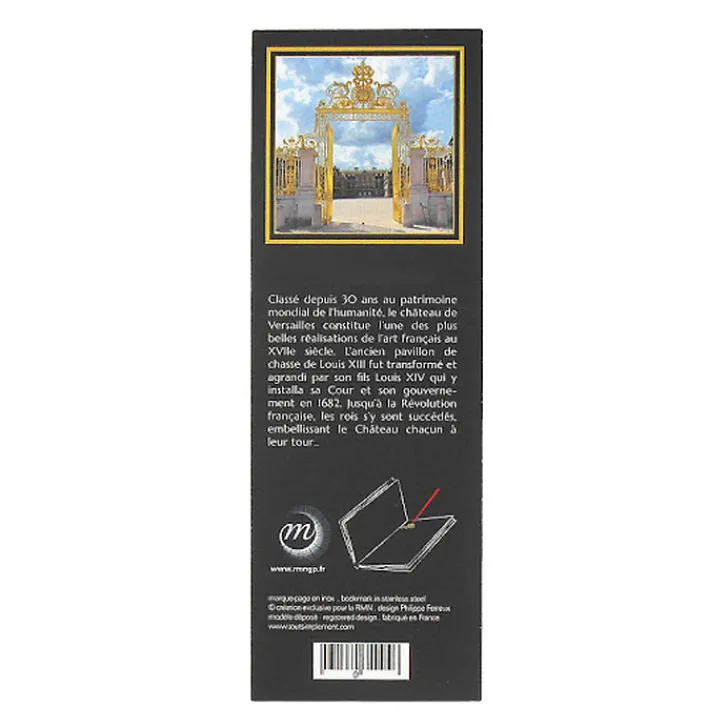 Boutiques de musées Cartes Et Marques Pages-Marque-page Grille "Royale" Versailles