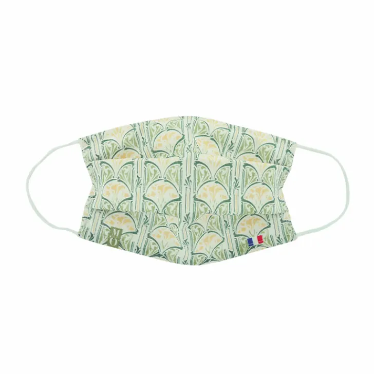 Boutiques de musées Masques Réutilisables-Masque réutilisable en tissu - Émile Bernaux - Décor floral Art nouveau