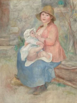 Hot Boutiques de musées Maternité, L'Enfant au sein ou Madame Renoir et son fils Pierre (panneaux aluminium)