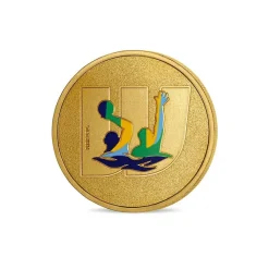 Boutiques de musées Médailles Et Monnaies-Médaillon Jeux Olympiques et Paralympiques de Paris 2024 - Alphabet Sport W - Water-polo