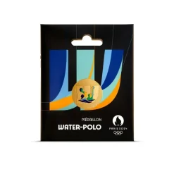 Boutiques de musées Médailles Et Monnaies-Médaillon Jeux Olympiques et Paralympiques de Paris 2024 - Alphabet Sport W - Water-polo