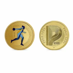 Boutiques de musées Médailles Et Monnaies-Médaillon Jeux Olympiques et Paralympiques de Paris 2024 - Alphabet Sport D - Lancer de disque