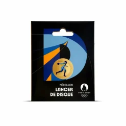 Boutiques de musées Médailles Et Monnaies-Médaillon Jeux Olympiques et Paralympiques de Paris 2024 - Alphabet Sport D - Lancer de disque