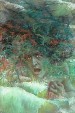 Boutiques de musées Toiles Encadrées|Toiles Sur Châssis-Méduse, dit aussi Vague furieuse (détail) (toiles encadrées)