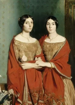 Discount Boutiques de musées Mesdemoiselles Chassériau dit les deux soeurs (panneaux aluminium)